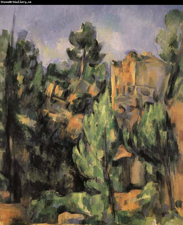 Paul Cezanne landscape rocks 3